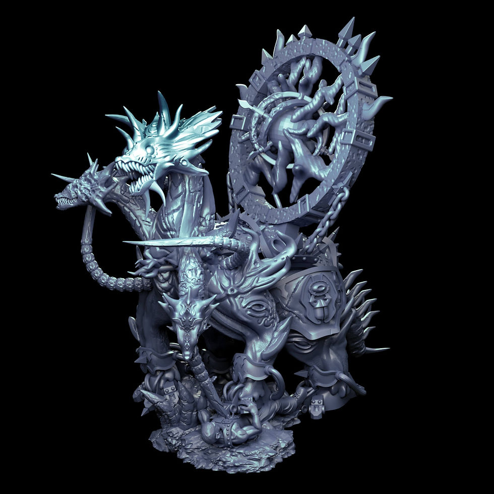 Thumbnail: Hydra themed vortex beast eldritch horror tabletop/wargame proxy miniature