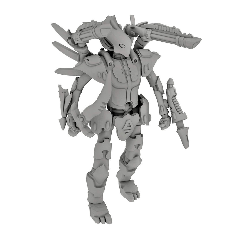 Thumbnail: Space Elves Spirit lord (Sci Fi Resin Miniatures/Wargame Proxy)