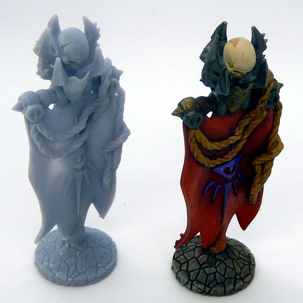 Thumbnail: Warlock skull flag (Dungeons and Dragons / Game Scatter Terrain)