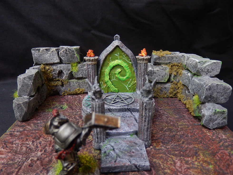 Thumbnail: Fel portal/summoning stone or ritual altar (D&D/ttrpg& wargame terrain)