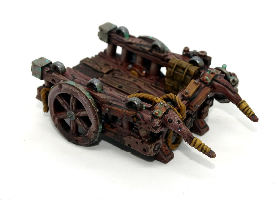 Thumbnail: Hand cart miniature for Dungeons and Dragons