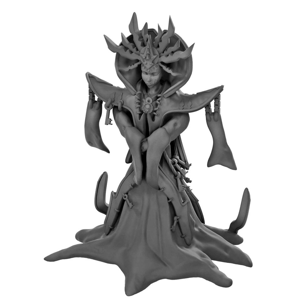 Thumbnail: Lady Of Pain/The Masked Queen Fantasy Miniature