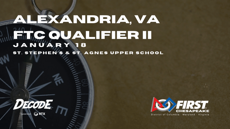 Ftc First Class FTC Alexandria II Qualifier | FIRST Chesapeake