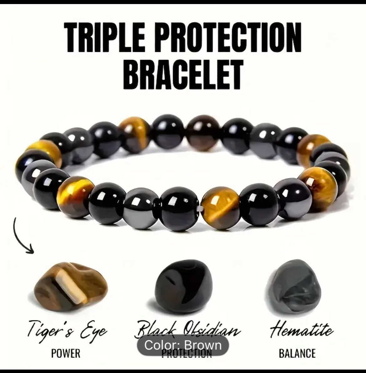 Triple Protection Bracelet – Power • Protection • Balance