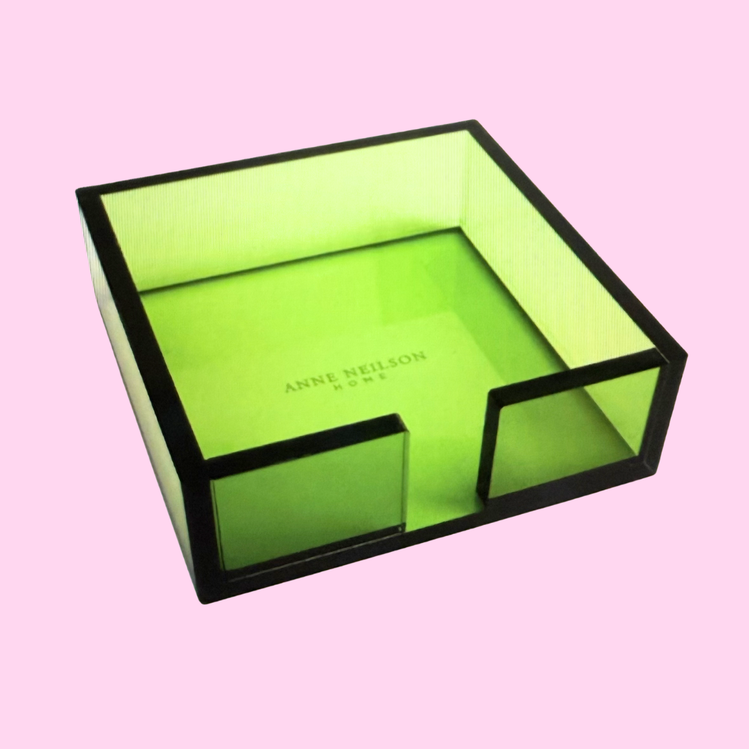 Green Acrylic Cocktail Tray