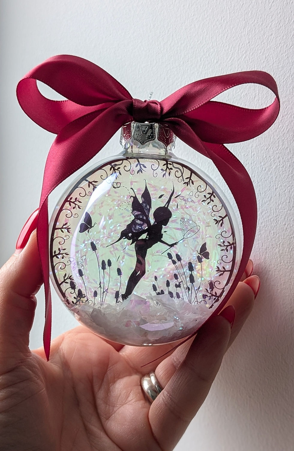 Thumbnail: The 'Butterfly Keeper' Design - Handmade Glass Bauble
