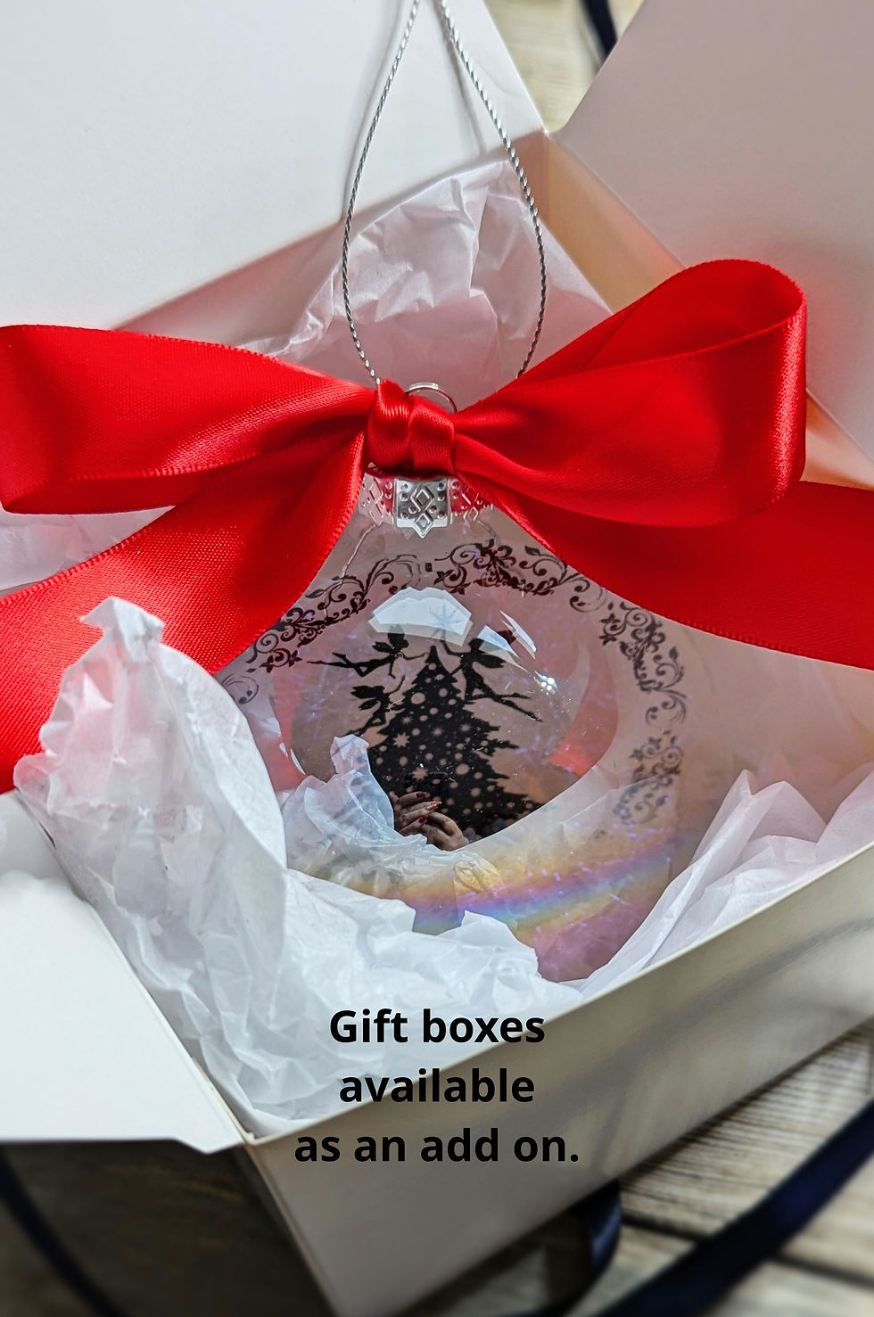 Thumbnail: The 'Fa La La La La Labradors' -  Handmade Glass Bauble