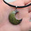 Thumbnail: The 'Artume' Dragons Blood Stone Moon Necklace 