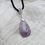 Thumbnail: The 'Amethyst Drop' Natural Stone Necklace.  