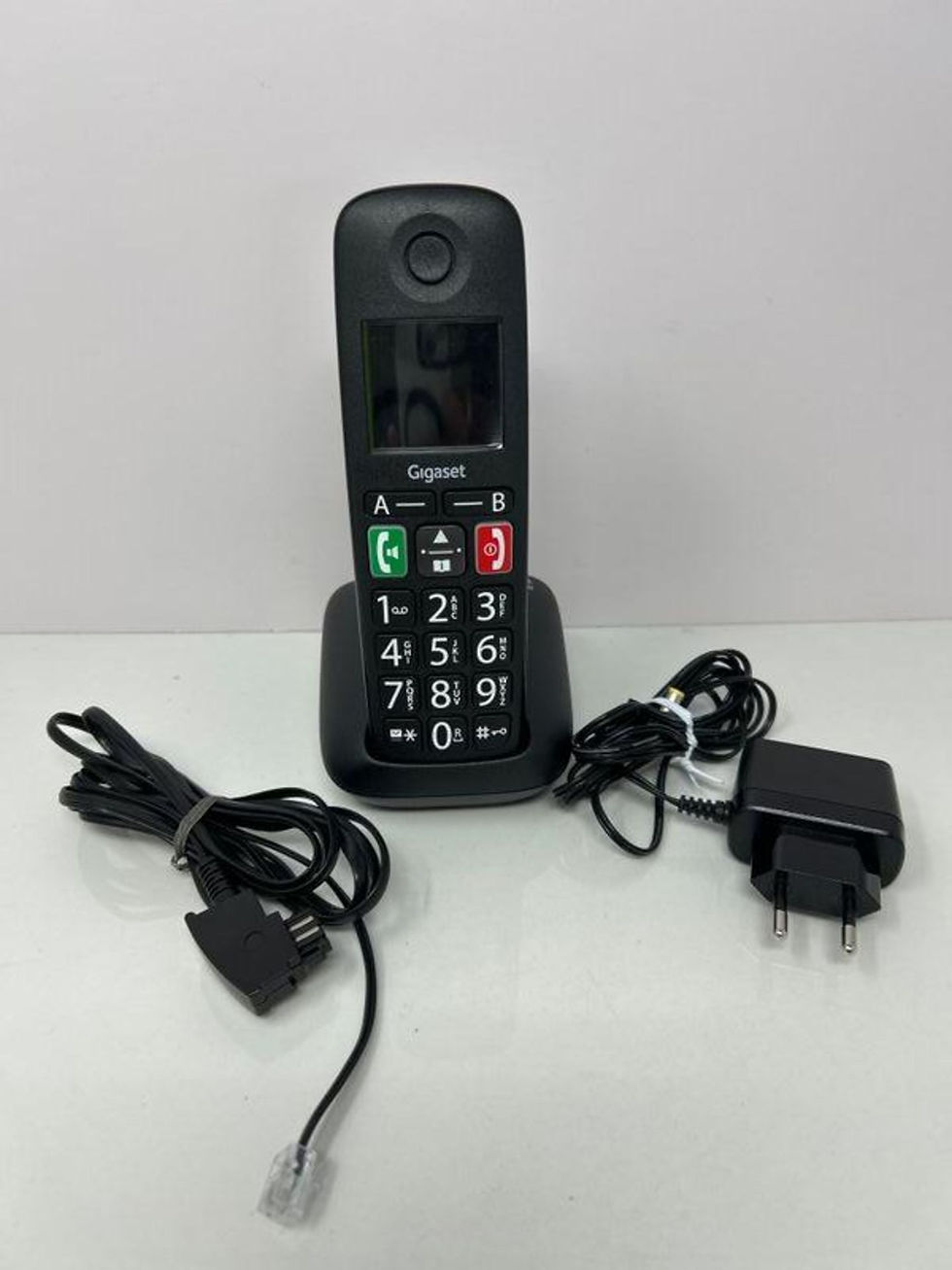 Thumbnail: Gigaset E290A Single Cordless Phone - Black (S30852-H2921-L101)
