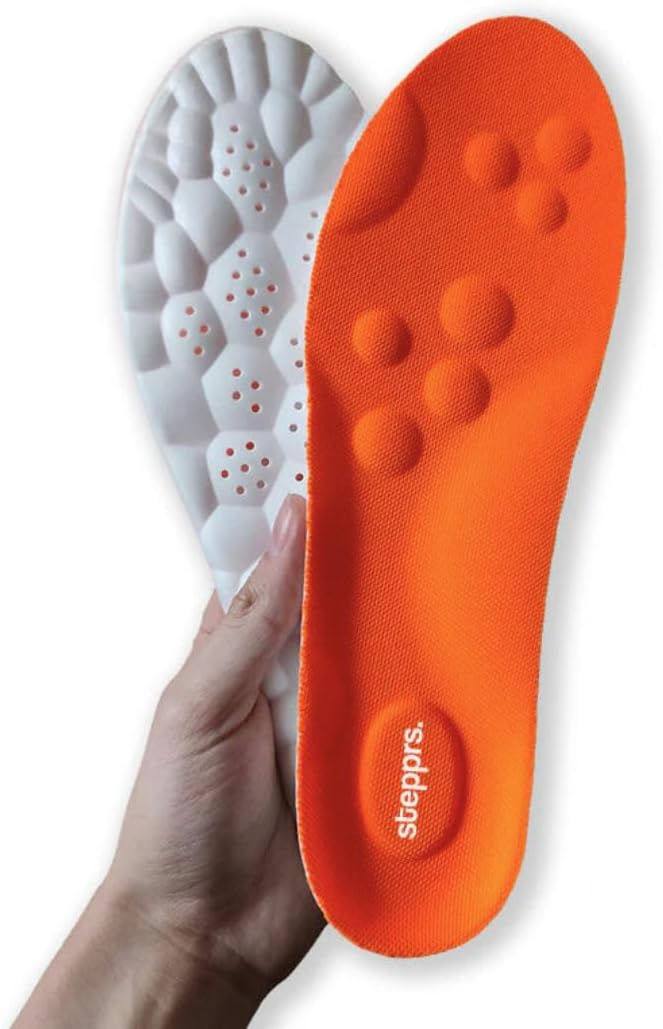 Thumbnail: Stepprs 4D Memory Foam Thermal Insoles: Arch Support for All-Day Foot Comfort