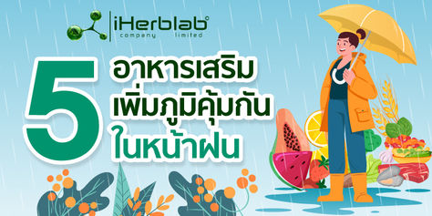 5 อาหารเสริมเพิ่มภูมิคุ้มกัน ในฤดูฝน