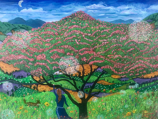 The Mimosa Tree oil on canvas 2022.jpeg