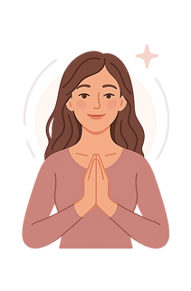 Imagens femininas e minimalistas que representam transformação, acolhimento, amor próprio, espiritualidade e reconexão interi