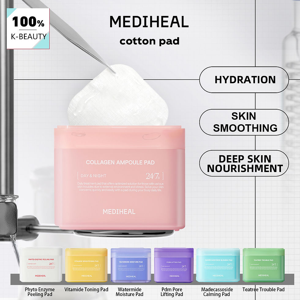Thumbnail: MEDIHEAL Pad,Ready-to-Use Pad,Daily Skincare Pads,Long-Lasting Moisture,Intense 