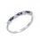 Miniatyrbilde: Corona diamantring med safirer