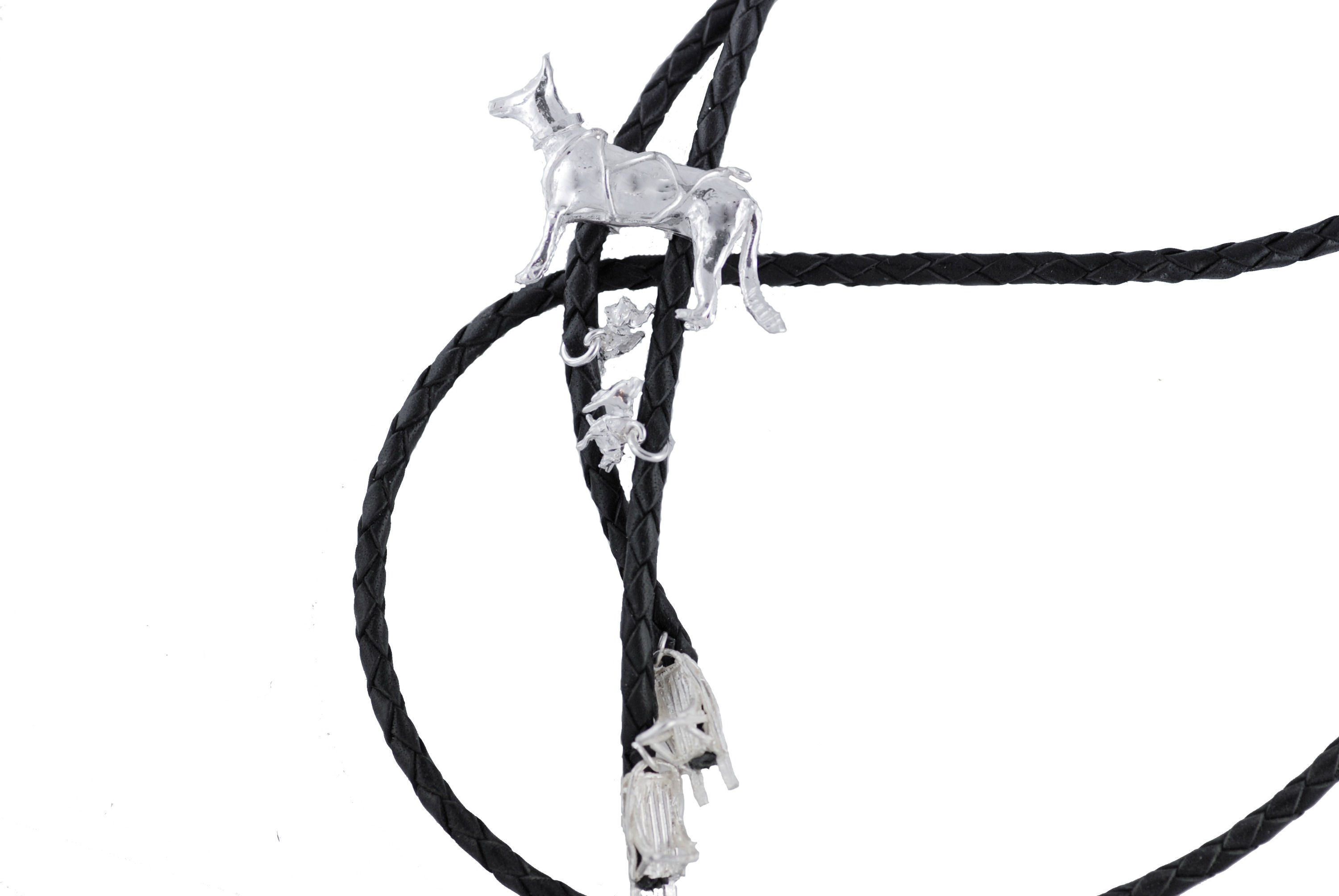 Bolaslips med hund og slede