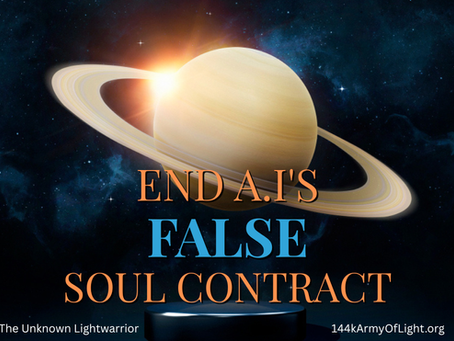 Dear Starseeds: Free video shows how your false A.I/Saturn karmic survival mechanism locks up your abilities
