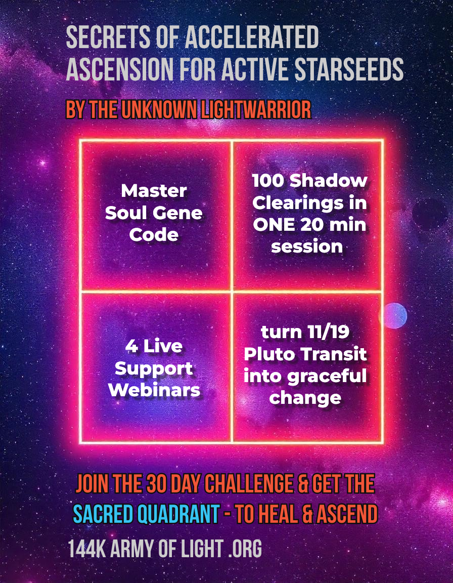 The Sacred Quadrant of healing tools for Starseeds
