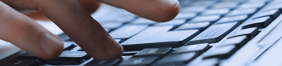 Man Hands On Keyboard