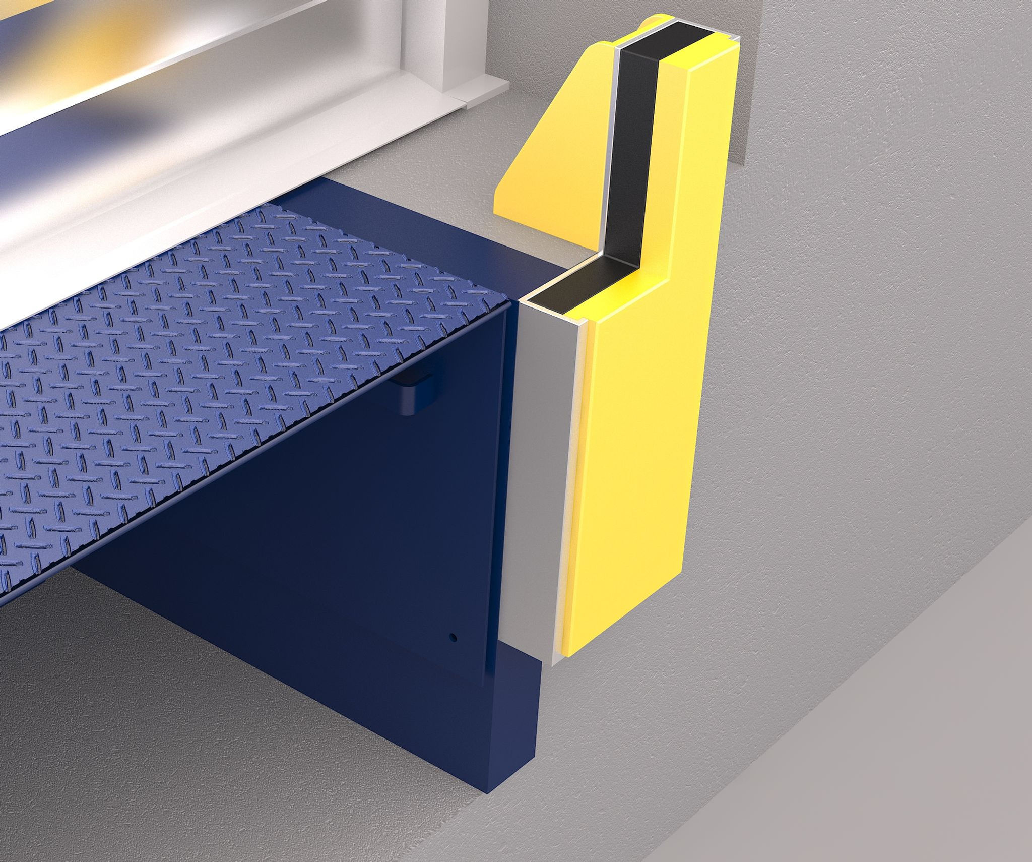 DBSL-06 Dock Buffer (710mm x 275mm x 110mm, Cut Out 250mmx150mm) & Gusset DBG-04