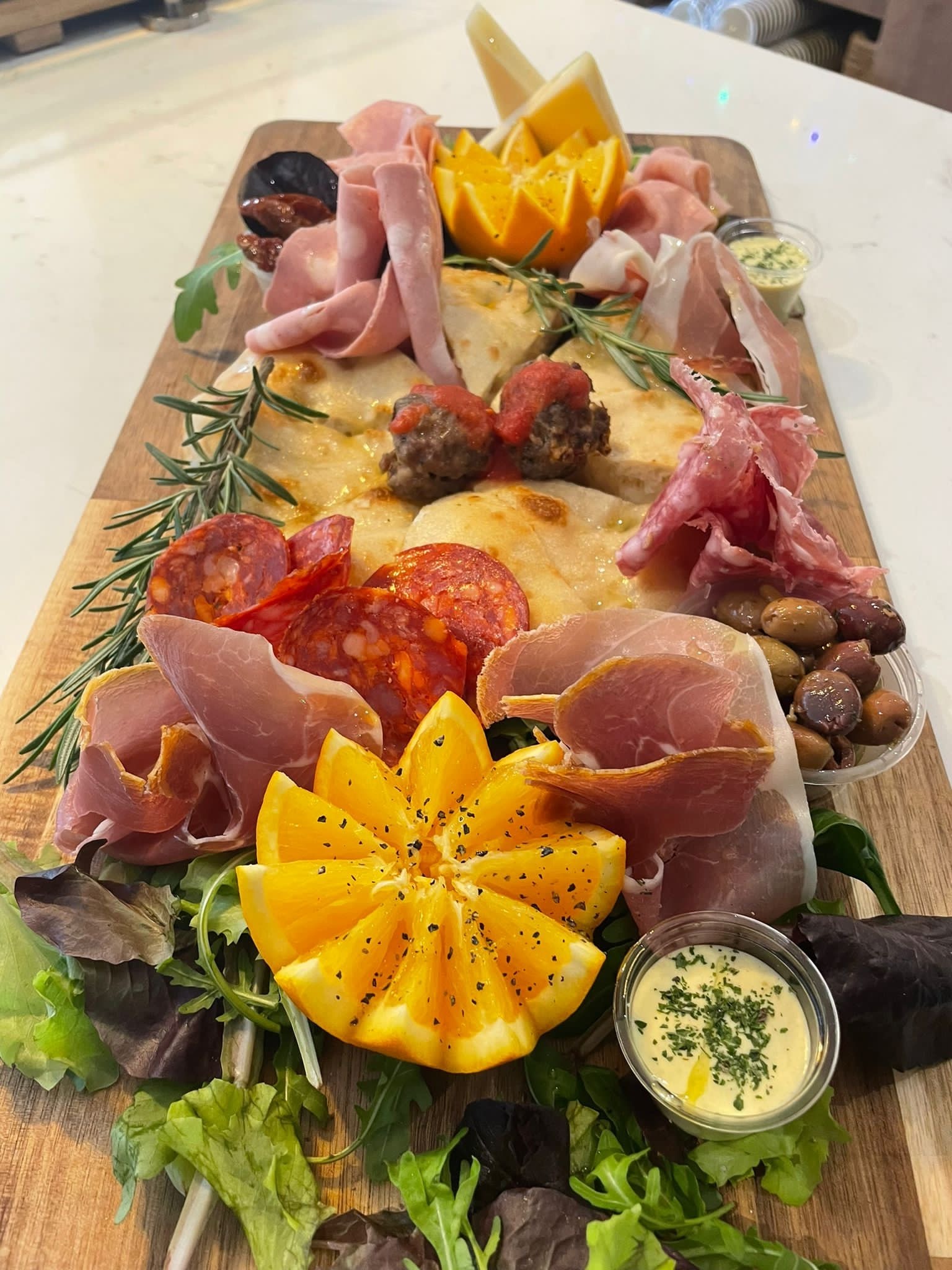 Arranged Food and Objects