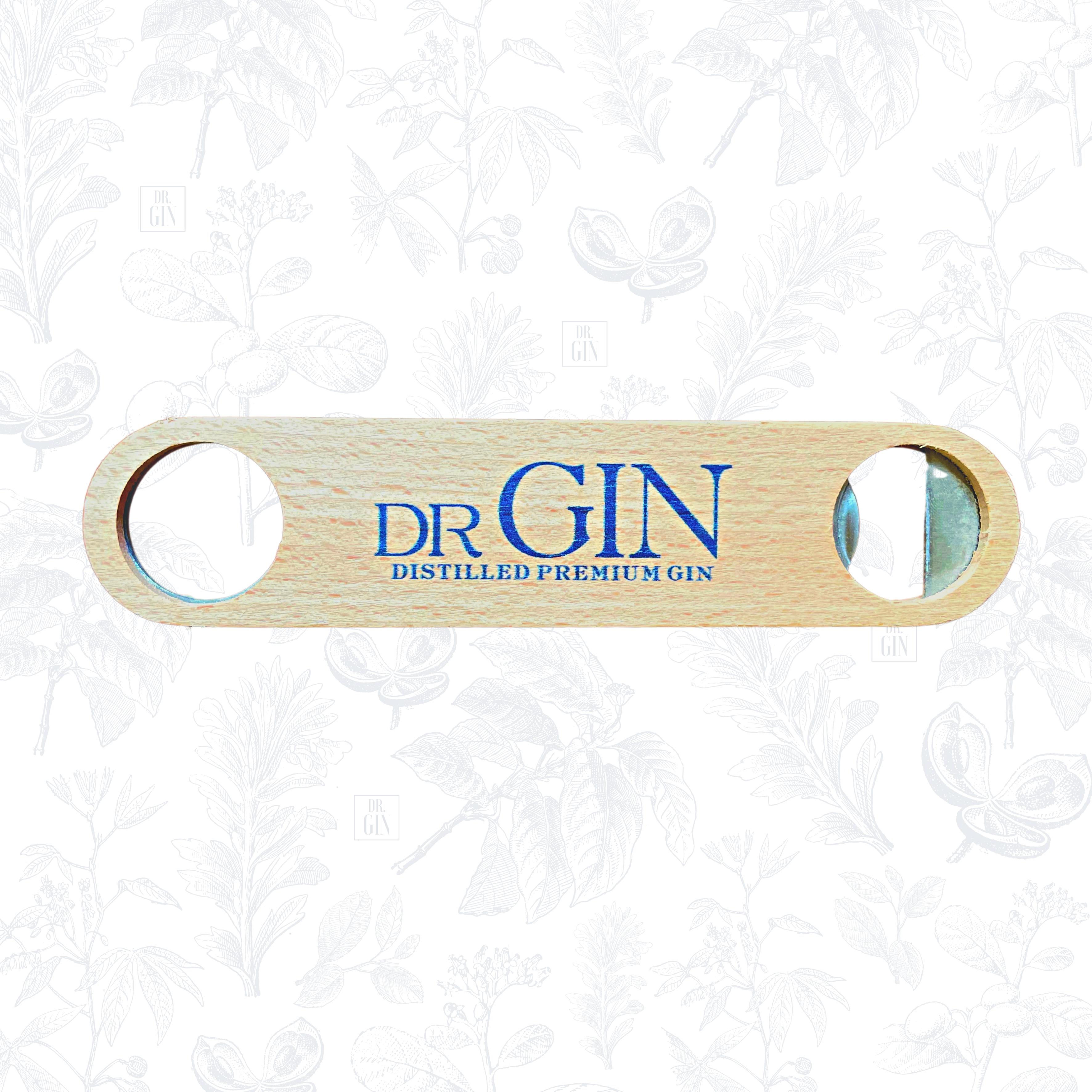 Apribottiglie DrGin Legno e Acciaio (sottobicchieri OMAGGIO)