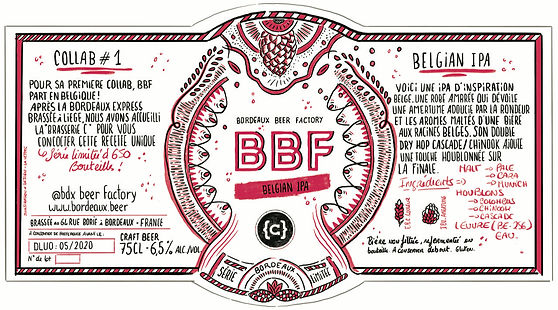 Belgian IPA collaboration bière liège Curtius Bordeaux Beer Factory craft houblon