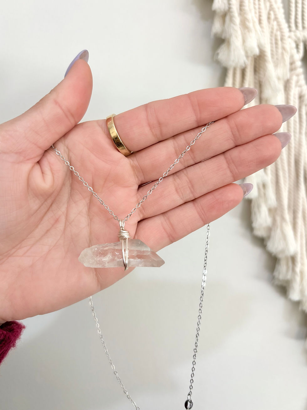 Thumbnail: Crystal Handmade Necklace