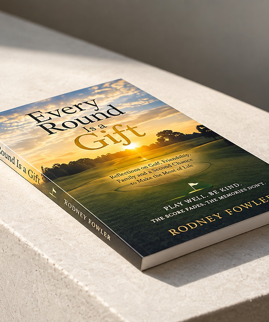 Every Round Is a Gift golf book by Rodney Fowler
