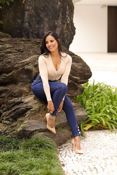 Calça jeans skinny azul clearance