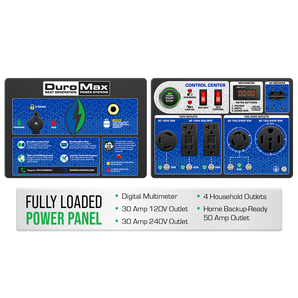 Thumbnail: 13kW Open Frame Gas Generator