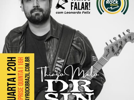Guitarrista Thiago Melo é o convidado da reestreia do Vamos Falar!