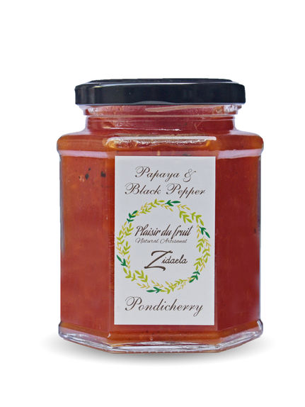 Jar of Papaya and Black Pepper Jam