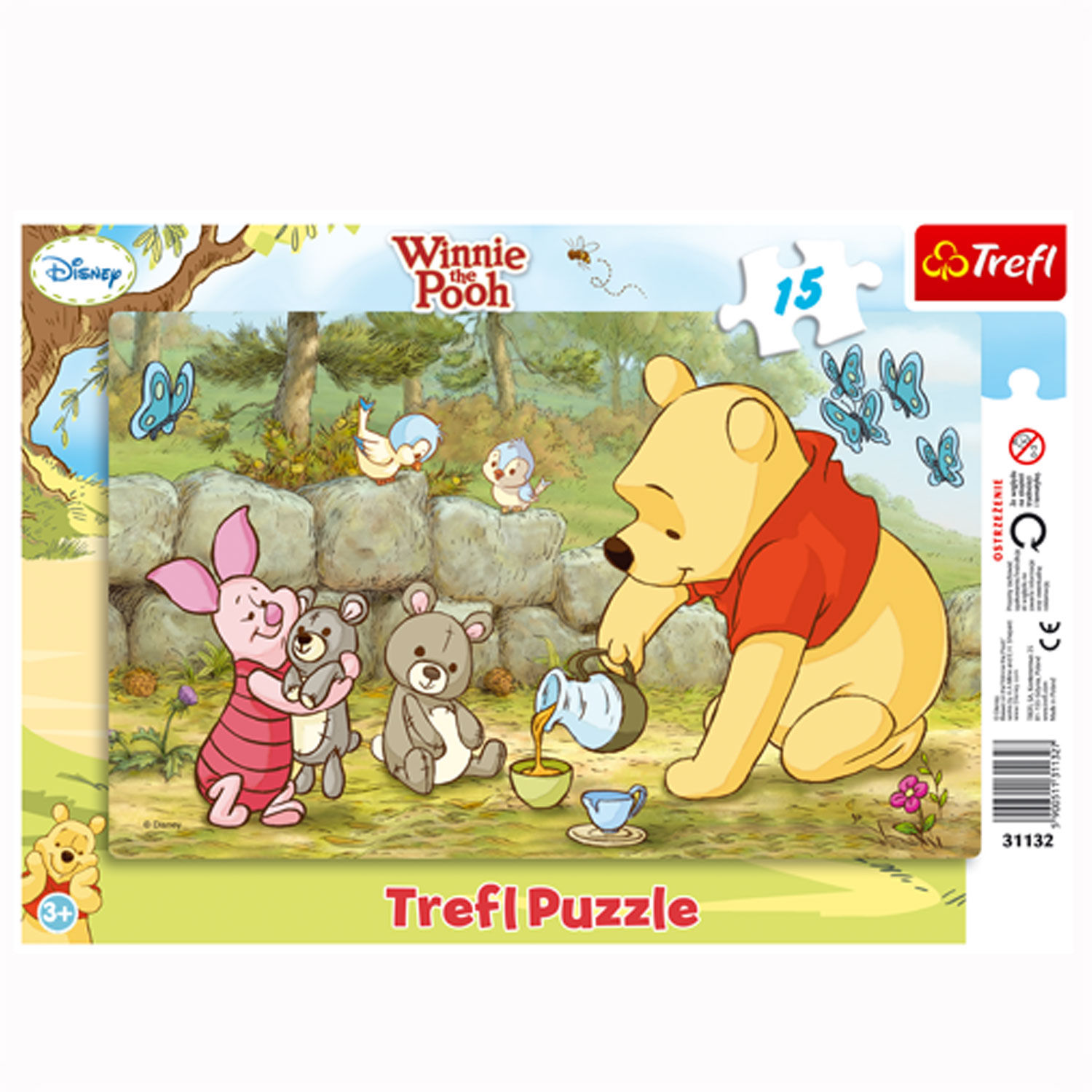 Puzzle 15 pièces - Winnie & Porcinet