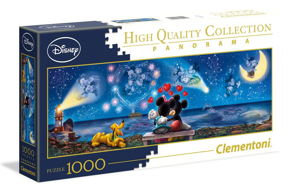 Puzzle 1000 pièces Panorama- Mickey & Minnie
