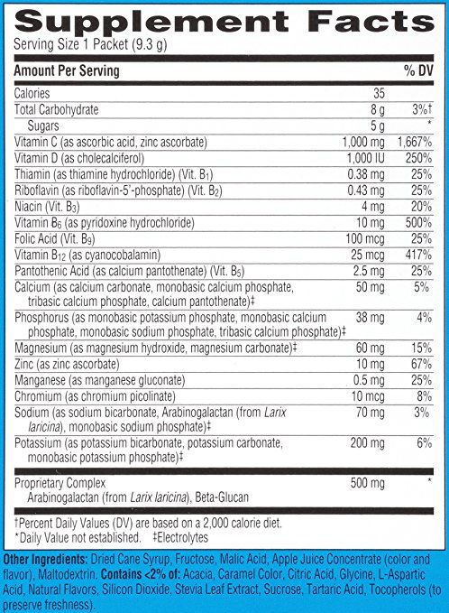 Thumbnail: Emergen-C Immune+ Warmers Dietary Supplement