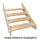 Four tread Treated Pine deck stairs