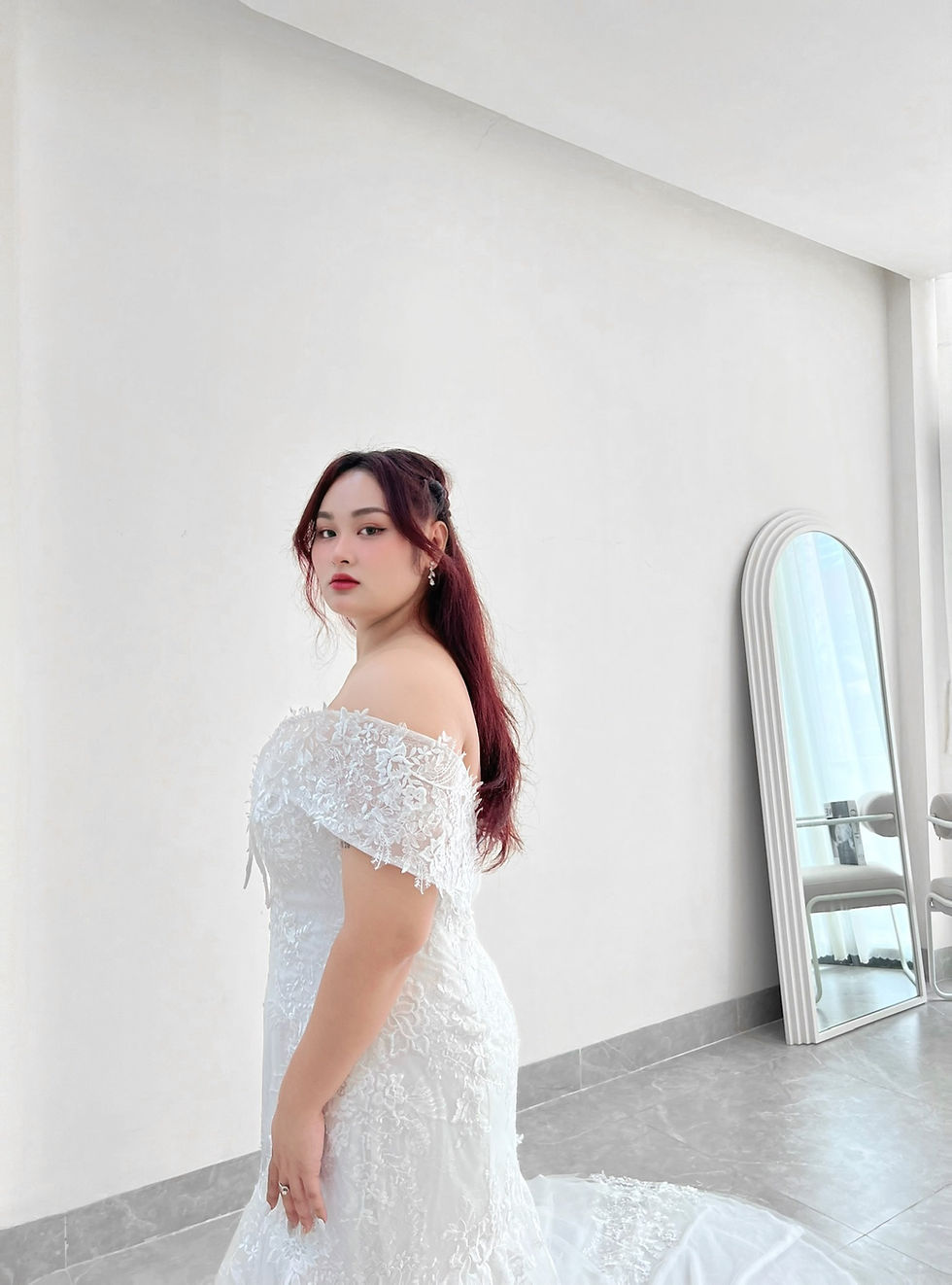 Thumbnail: Alytheia Sweetheart Grey Glitter Lines Aline