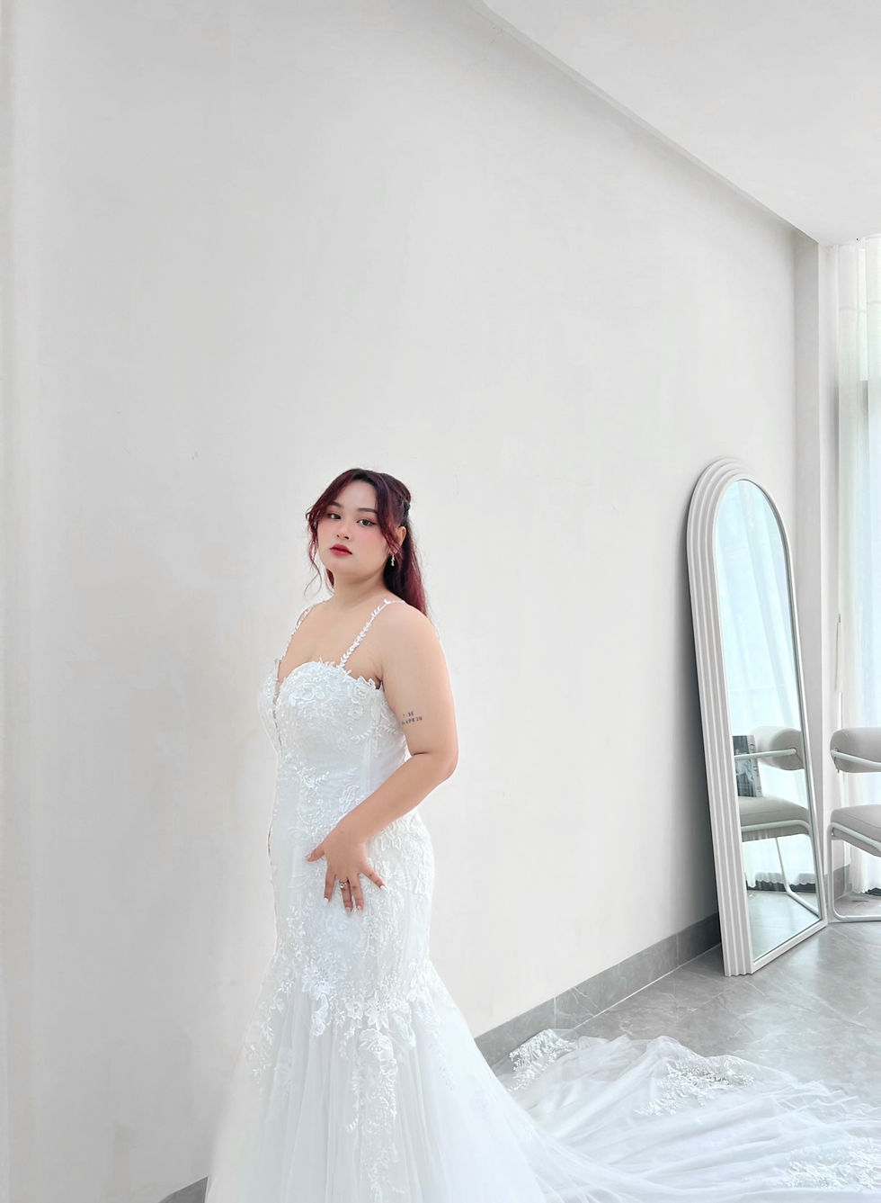 Thumbnail: Alytheia Sweetheart Grey Glitter Lines Aline