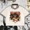Thumbnail: Roses T-shirt- Brown Collar