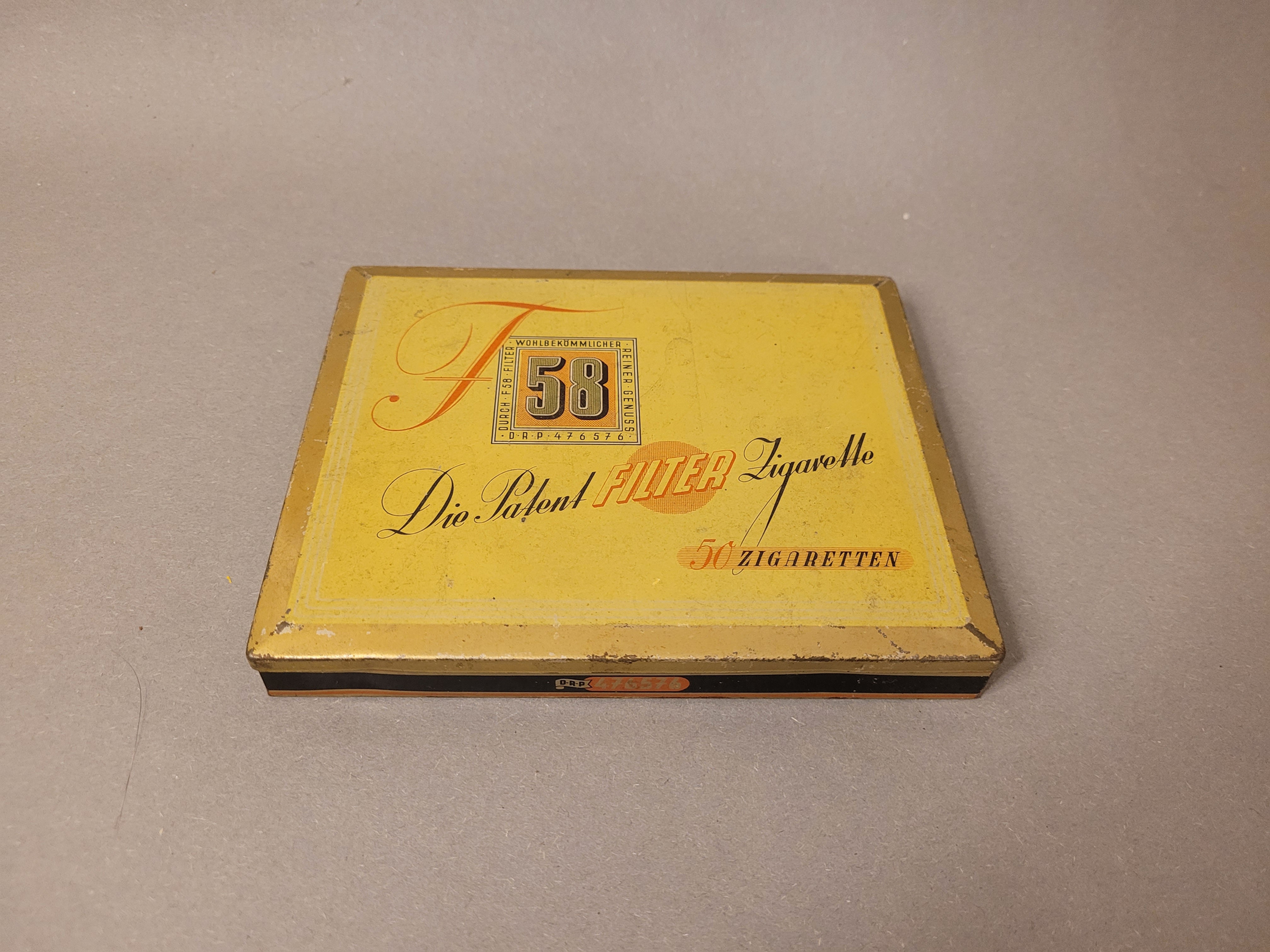 Alte Zigarettendose F58 Kosmos Dresden 1930er Jahre