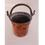 Thumbnail: Antique Mini Copper Bucket with Handle – Rustic Decorative Collectible