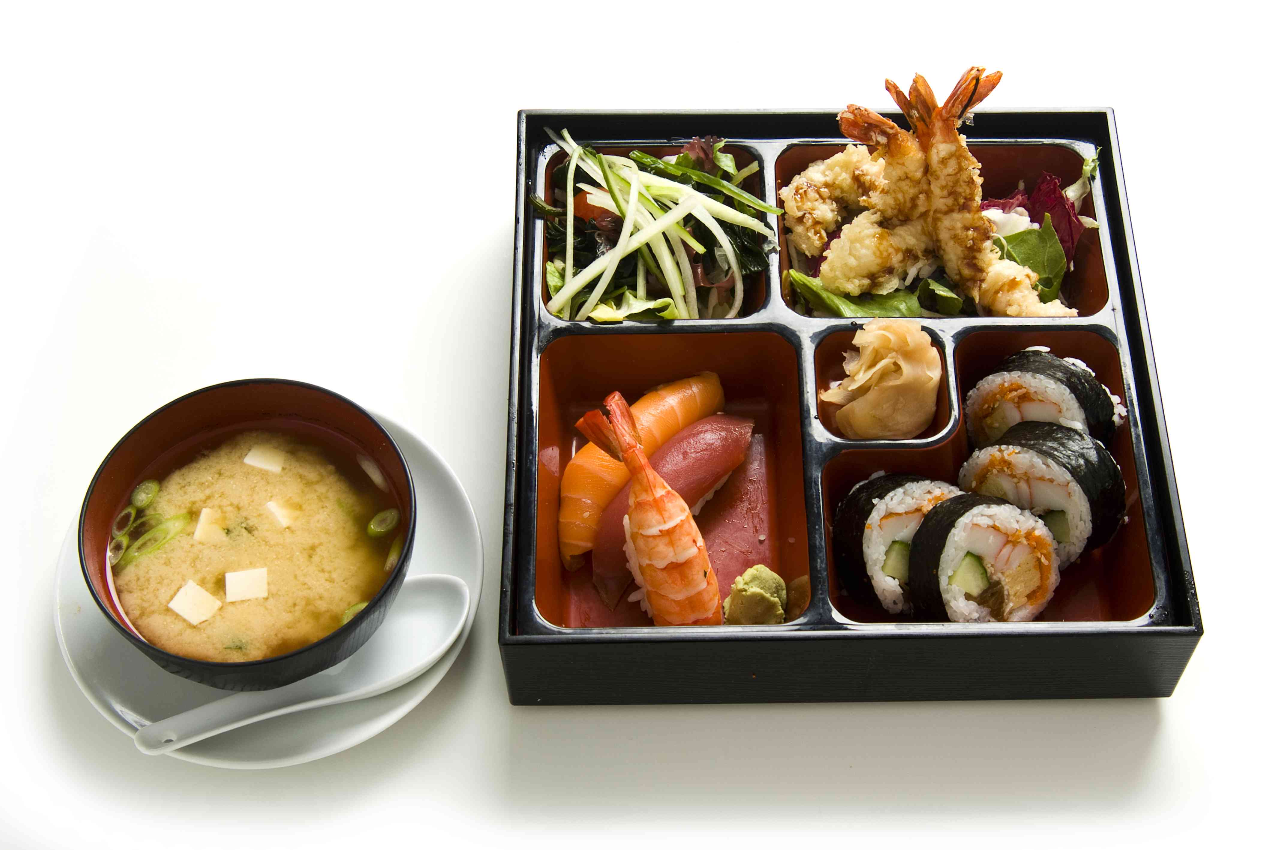 Arranged Food and Objects