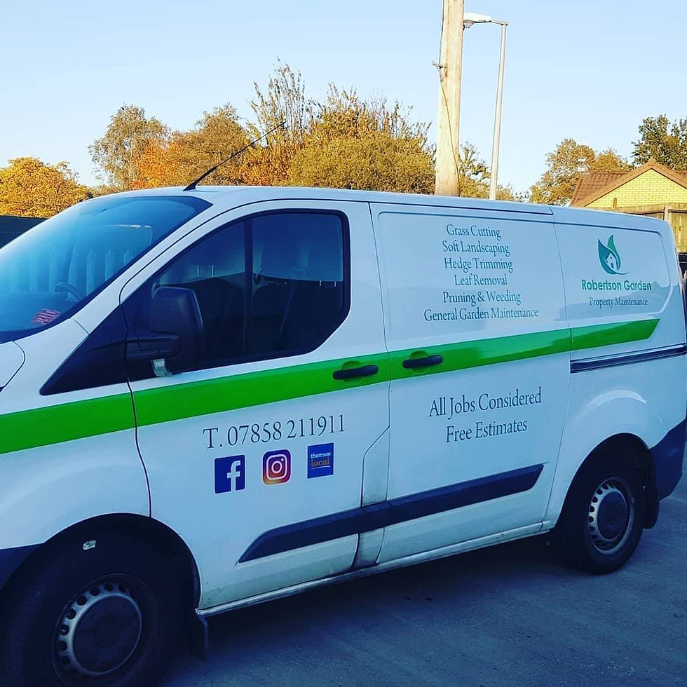Robertson Garden & Property Maintenance Company Van