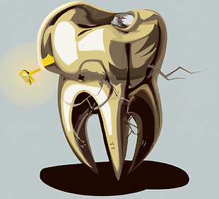 DALL·E 2023-05-08 14.35.26 - cyborg molar tooth.png