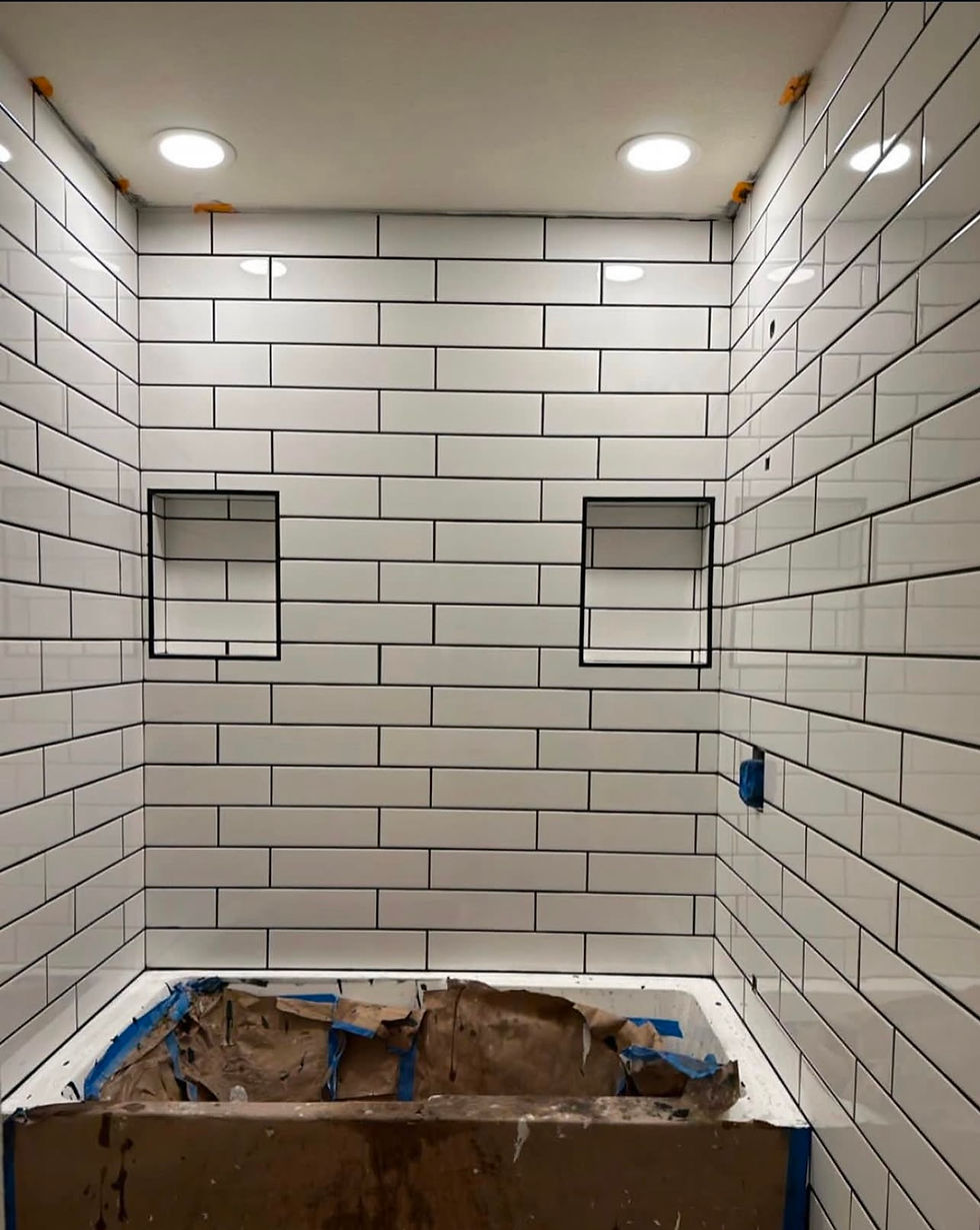 Interior bathroom remodel
