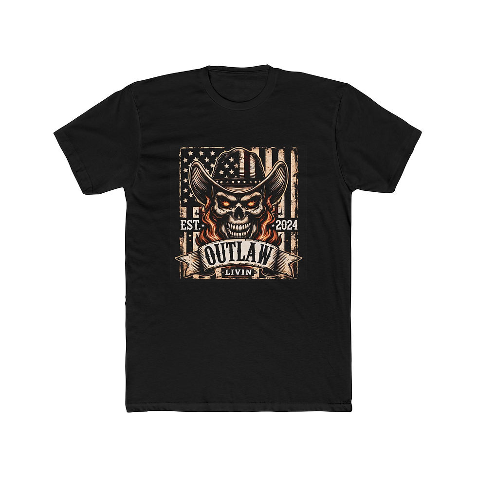 Outlaw Livin'  "A Law Repugnant to the Constitution" Cotton Crew Tee