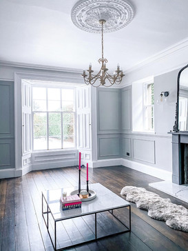 Grey Painted Living Room