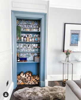Painted Living Room
